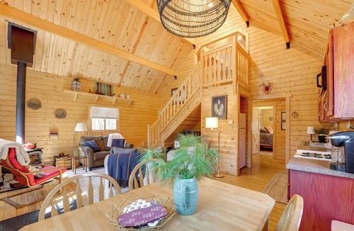 White Cloud Cabin | Log Cabin Near Dragon Trail at Hardy Dam!