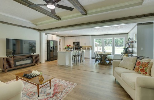 Cook Springs House | Logan Martin Lake Home w/Private Dock