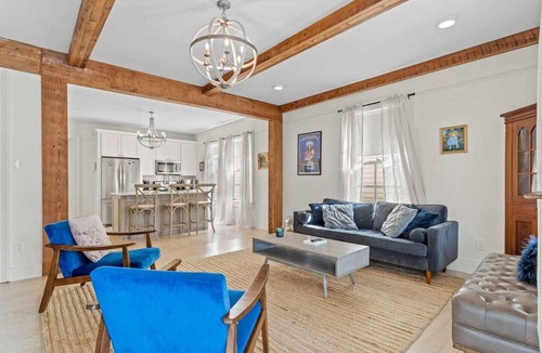Uptown Historic District Apartment | Luxe 3BR on Magazine St with private pool & patio. Sleeps 6, walk to cafés, near FQ & Superdome.