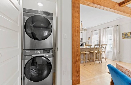 Uptown Historic District Apartment | Luxe 3BR on Magazine St with private pool & patio. Sleeps 6, walk to cafés, near FQ & Superdome.
