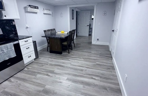 Buford Apartment | Luxury Basement Suite Sleeps 5