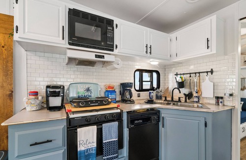 Carp Lake House | Mackinaw Straits View RV : Summer Beachfront RV on Lake Michigan