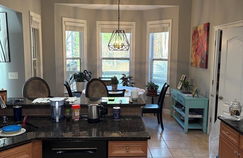 Braselton House | Main level access = 2 BR, 2 private baths, and much more. Wheelchair accessible.