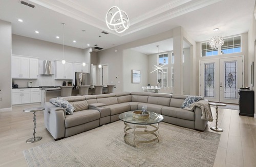 Palm Coast House | Modern 3BR Retreat opt Heated Pool & Large Game Room