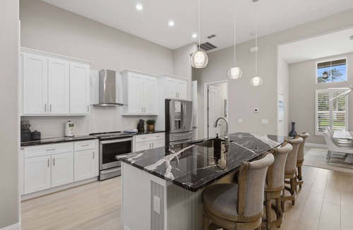 Palm Coast House | Modern 3BR Retreat opt Heated Pool & Large Game Room