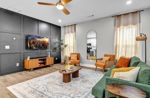 Atlanta House | Modern Boho Luxe Oasis Near Downtown ATL with Spa and Fire-pit