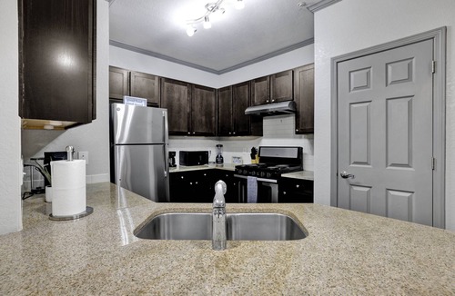 Sand Ridge Apartment | Modern luxury themed two bedroom apt in the city! Gated-Pool-Fast Wi-Fi