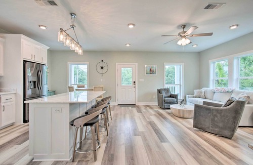 Waveland House | Modern Waveland Home w/Deck, Walk to Beach!