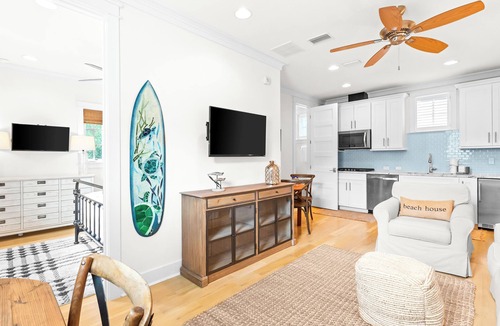 WaterSound West Beach House | NEW Private Pool, LSV, Bikes, and Carriage House 4 Min to Beach