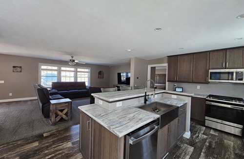 Mears House | Newly built secluded home, large game room, full RV hook-up