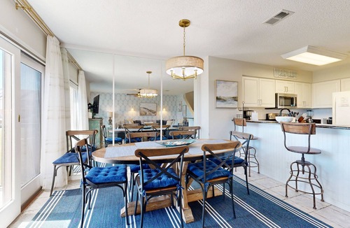 Amelia City House | Newly Decorated, Oceanfront Townhouse with Patio, WiFi, W/D & Shared Pool