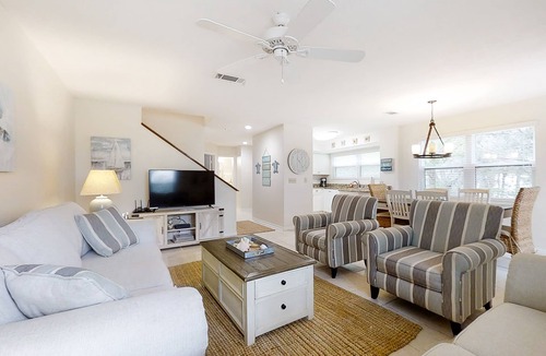 Amelia City House | Newly Renovated Summer Beach Village Home with Patio, WiFi & Shared Pool