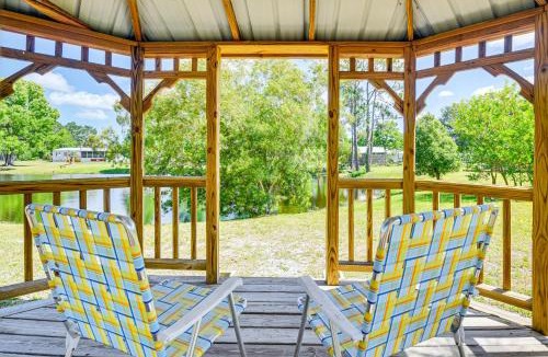 Crescent City House | Northeast Florida Home with Pond Views and Fire Pit!