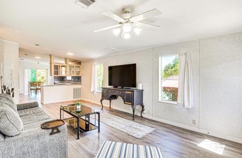Crescent City House | Northeast Florida Home with Pond Views and Fire Pit!