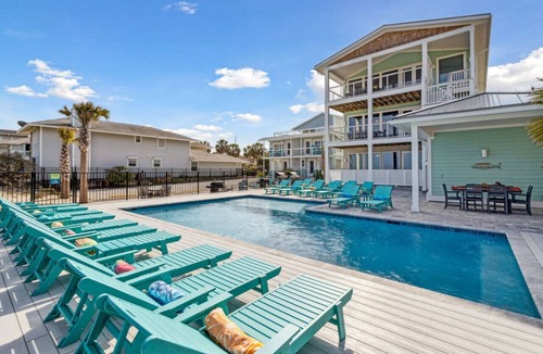 Fernandina Beach Villa | Ocean Lookout #3 | Heated Pool | Beachfront Deck | Stunning Ocean Views