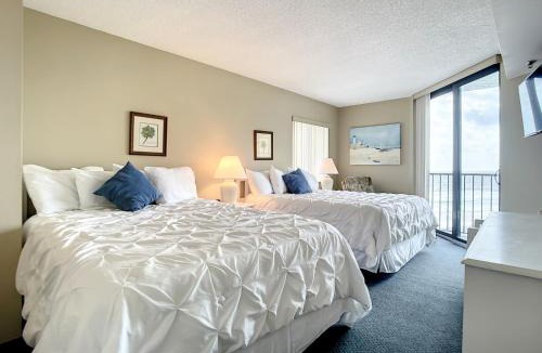 New Smyrna Beach Apartment | Ocean View with a beachfront pool at Ocean Trillium Condo 504
