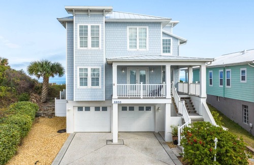 Crescent Beach House | Oceanfront Family Escape! Two Balconies, Private Boardwalk to Beach, Hot Tub! $300 in Free Tickets!