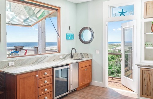 St. Augustine Beach House | Oceanfront Villa - Pool, tiki bar, private beach walkover