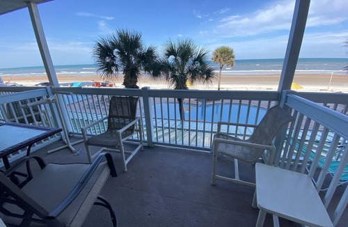 Ortona Park Condo | POOL OPEN! Direct Oceanfront 1 Bedroom Suite at Daytona Bch Resort