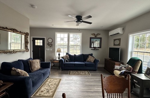 Huntland Apartment | “Pop’s Place” in Historic Huntland, TN- Quaint little town for a cozy stay!