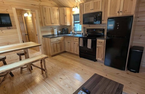 Silver Lake Cabin | Porch View Cabin - 3 Min to Silver Lake Sand Dunes