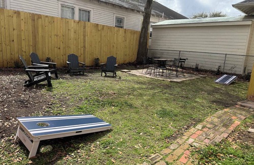 Freret Villa | Prime Uptown Villa with Backyard and EV Parking