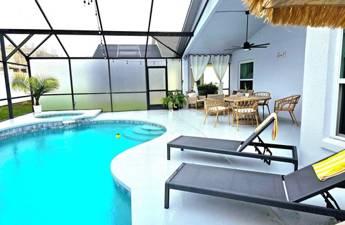 West Haven Villa | Private 5-bed villa, free hot tub, gameroom, WiFi next to Disney—sleeps 10