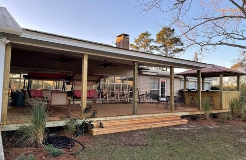 Saucier House | Private Family Mini Resort! Pool, Gym, Pool table, foosball, volleyball, Lake +