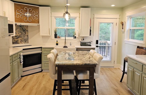 Harrison County House | Private Lake Front House on Gulf Coast with Grill, Kayaks, Hammock, Porch Swing