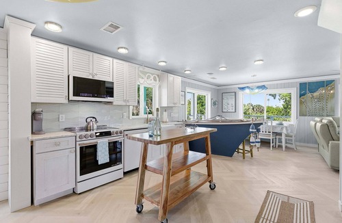 South Waterfront Park House | Private Riverfront Retreat w/Dock, Boat Access & Sunrise Views