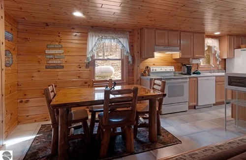Bellaire Cabin | Private Wooded Log Cabin Near Shanty Creek Resorts -Four Season Adventure Awaits