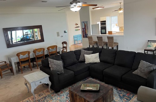 Ono Island House | Rare bay waterfront home with 145' of SANDY BEACH! Pets welcome!