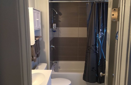 Mobile Condo | Recently Renovated Lower Level Midtown Apartment Long Term Discounts!