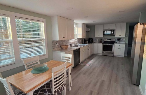 Salem House | Relax at Dark Island Gulf Retreat in this 4-bedroom house in Perry FL