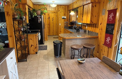 Mount Pleasant House | Relax near CMU and Casino with hot tub and fireplace