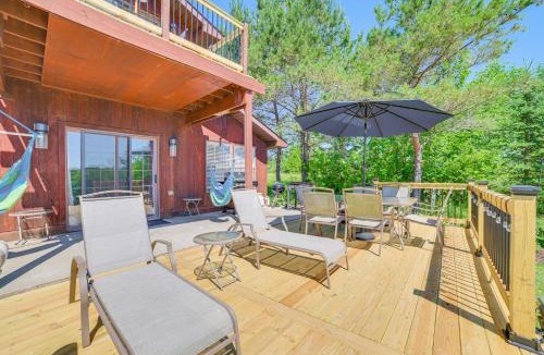 Cheboygan House | Riverfront Cheboygan Home w/Dock ~ 4 Mi to Town!