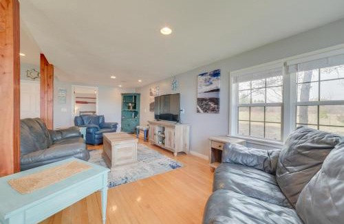 Cheboygan House | Riverfront Cheboygan Home w/Dock ~ 4 Mi to Town!