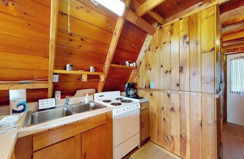 Williamsburg House | Rustic A-Frame Retreat on Grand Traverse Bay w/beach, wifi, fire pit & grill