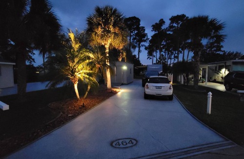 The Great Outdoors Resort | RV Site for Rent at The Great Outdoors Resort backed up to the 14th green