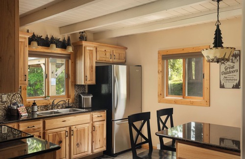 Gaylord Cottage | Scenic Lakefront Near Town w/Hot Tub and Lake Toys