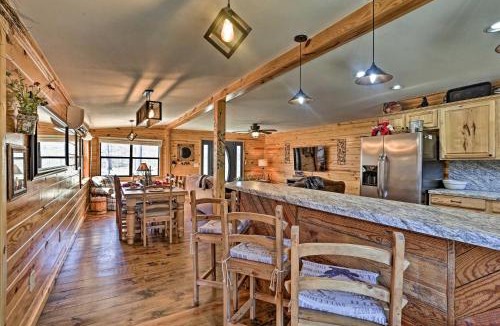 Big Cedar House | Serene Cabins w/Decks & 8 Acres on Kiamichi River
