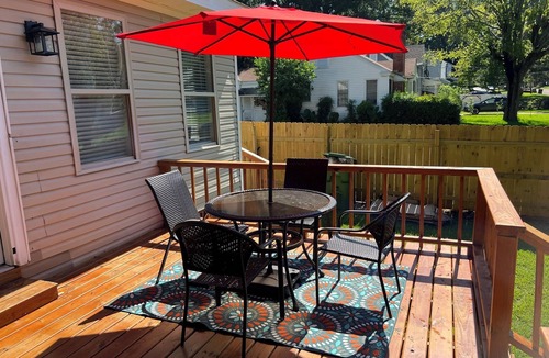 Montgomery House | Serene Getaway w/Fast Wi-Fi, Deck, Fire Pit, Roku