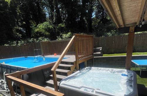 Church Street House | Sleeps 16, 7BR, 9 Beds, Pool & Hot Tub, Game Activities, 5 Miles to Airport