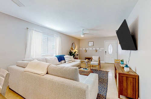 Port Orange House | Snowbird-friendly home near the beach with patio, washer/dryer, & central AC