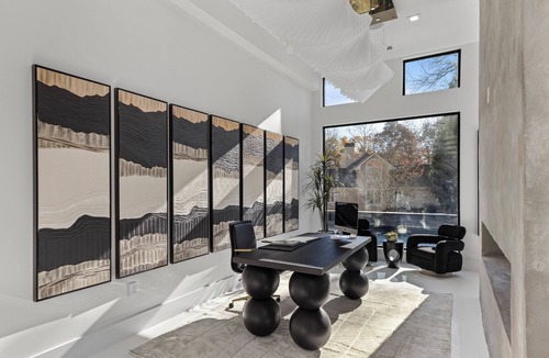 Marietta House | Spacious 7-Bedroom Gated Modern Estate In Charming Marietta With Pool
