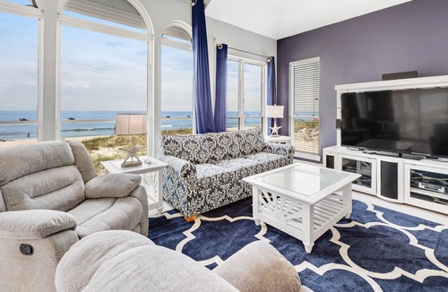 Morgantown House | Spacious Beachfront Home w/Deck, Private Pool, Shared Hot Tub, Pool, Tennis