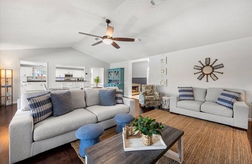 Ono Island House | Spacious Family Fun House: Large Private Screened in Pool, Game & Bunk Room