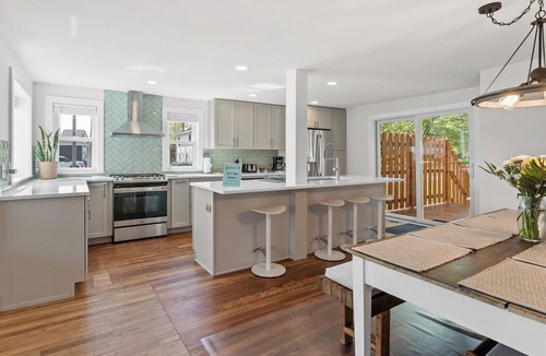 Spring Lake Cottage | Spring Lake Cottage w/Hot Tub, Private Waterfront & Dock, boat to Lake MI