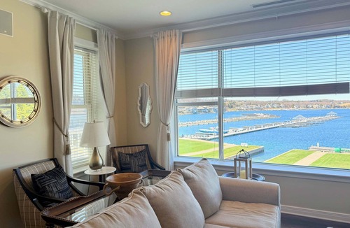 Bay Harbor Condo | Starboard Suite 203: Cozy 2-bedroom condo with marina views in Bay Harbor, MI.