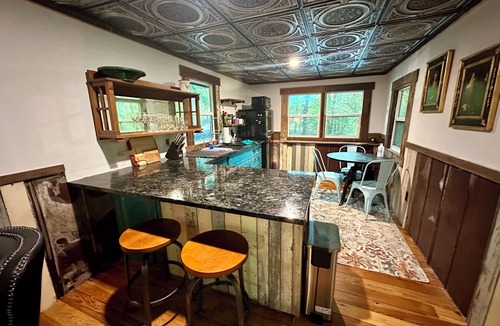 Newell Cabin | Starry Steampunk Wagon on Wolf Creek